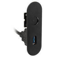 Streacom I/O panel for DA2 - 1x USB 3.0 Type A, black