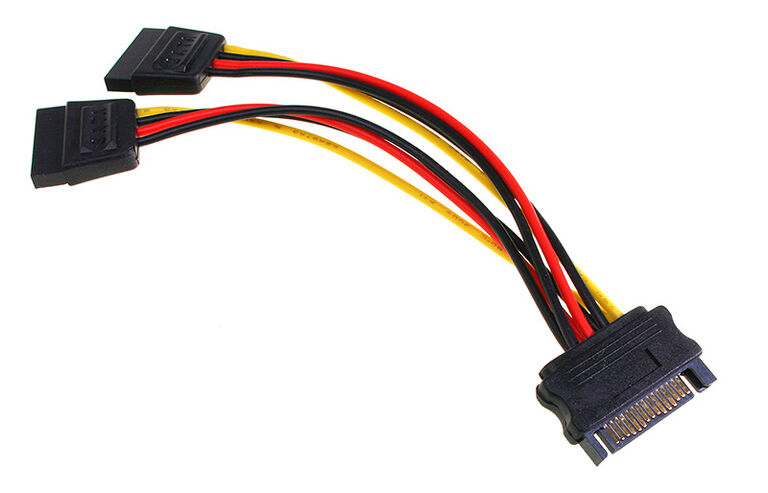 InLine SATA Power Y-Cable SATA - 0.15m image number 0