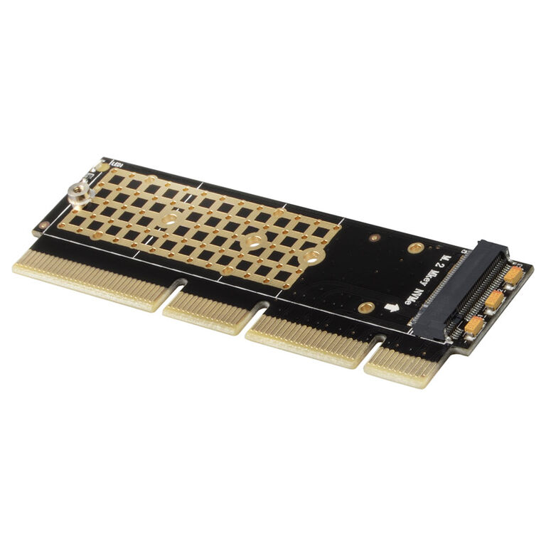 AXAGON PCEM2-1U PCI-E 3.0 16x - M.2 SSD NVMe, 80mm SSD, low profile 1U image number 1