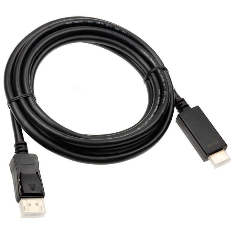 InLine DisplayPort to HDMI Converter Cable, 4K/60Hz, black - 3m image number 1