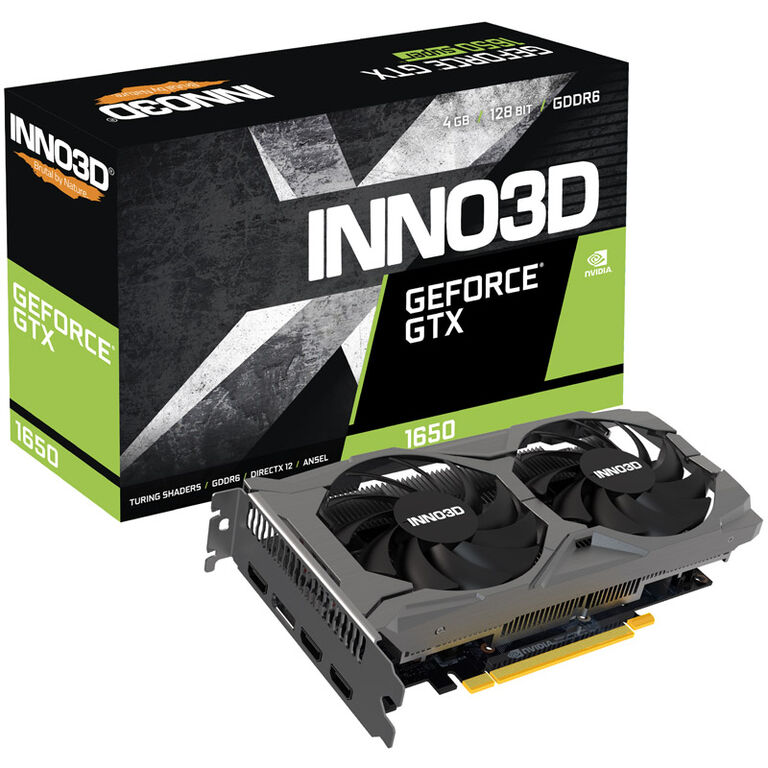 INNO3D GeForce GTX 1650 Twin X2 OC V3, 4096 MB GDDR6 image number 0