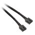 Watercool 4-Pin PWM Extension Male to Male, black - 90cm image number null