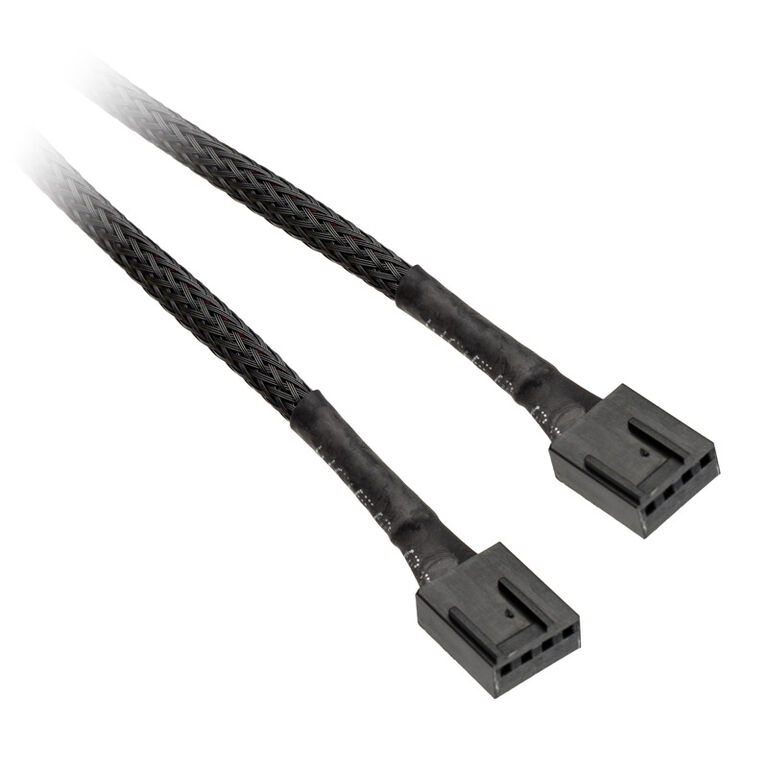 Watercool 4-Pin PWM Extension Male to Male, black - 90cm image number 0