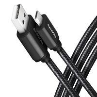 AXAGON BUMM-AM10AB Cable Micro-USB to USB-A 2.0, black - 1m