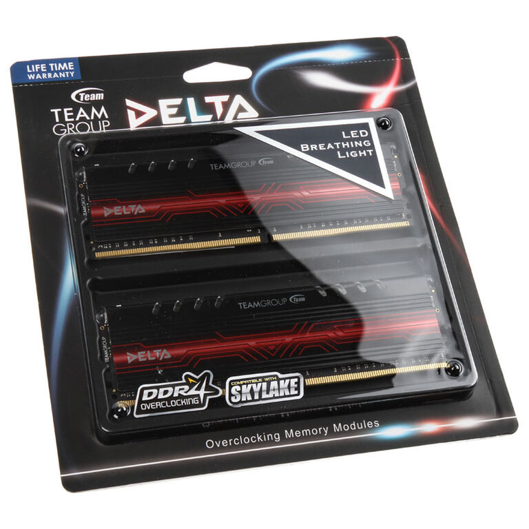 Team Group Delta Series rote LED, DDR4-3000, CL16 - 32 GB Kit image number 4