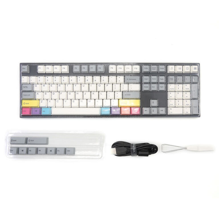 Varmilo VEA108 CMYK Gaming Keyboard, MX-Silent-Red, white LED - US Layout image number 8