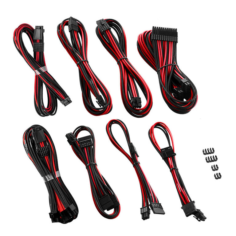 CableMod RT-Series PRO ModMesh 12VHPWR Dual Cable Kit for ASUS/Seasonic - black/red image number 0