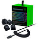 Razer PBT Keycap + Coiled Cable Upgrade Set, US/UK - black