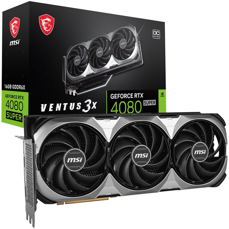 MSI GeForce RTX 4080 Super Ventus 3X OC 16G, 16384 MB GDDR6X image number 0