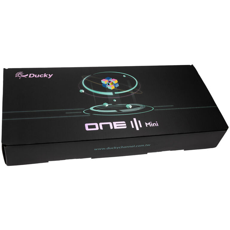 Ducky One 3 Aura Black Mini Gaming Tastatur, RGB LED - MX-Brown image number 9