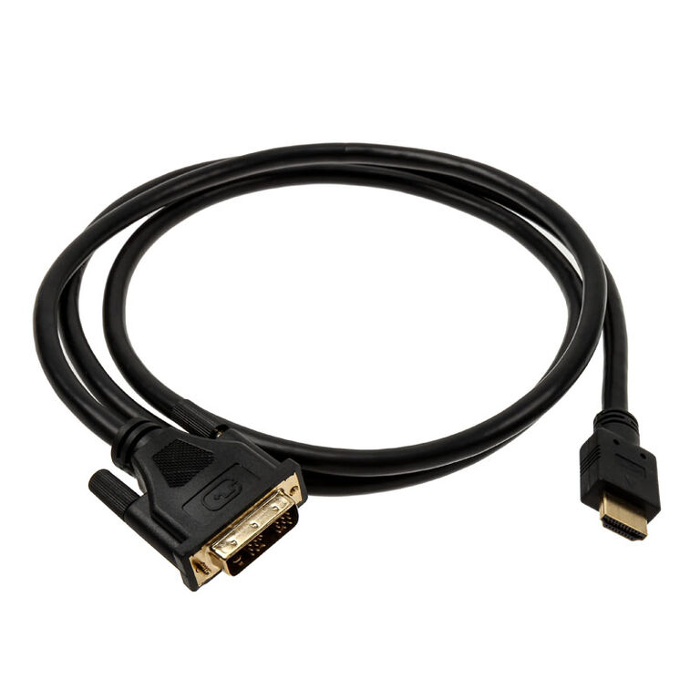 InLine HDMI to DVI Adapter Cable High Speed, black - 1.5m image number 1