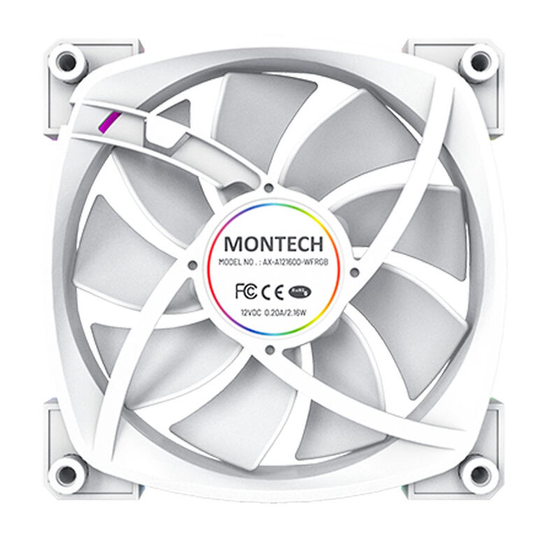 Montech AX120 PWM ARGB Fan - 120mm, white image number 4