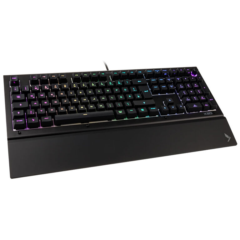 Das Keyboard X50Q, DE Layout, soft tactile Omron - schwarz image number 0