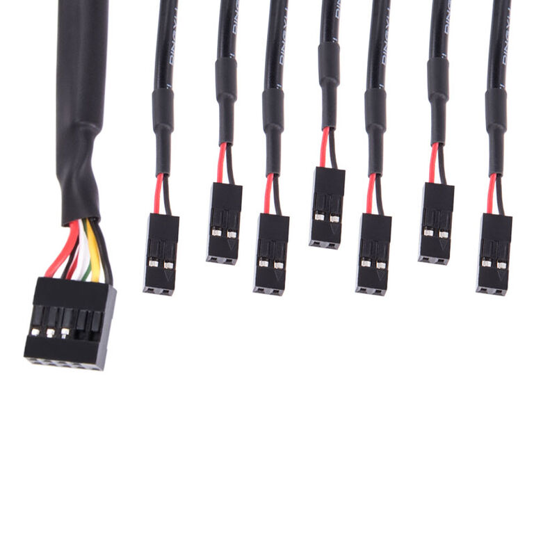 Alphacool Front I/O Cable Kit USB 2.0 - 2Pin image number 1