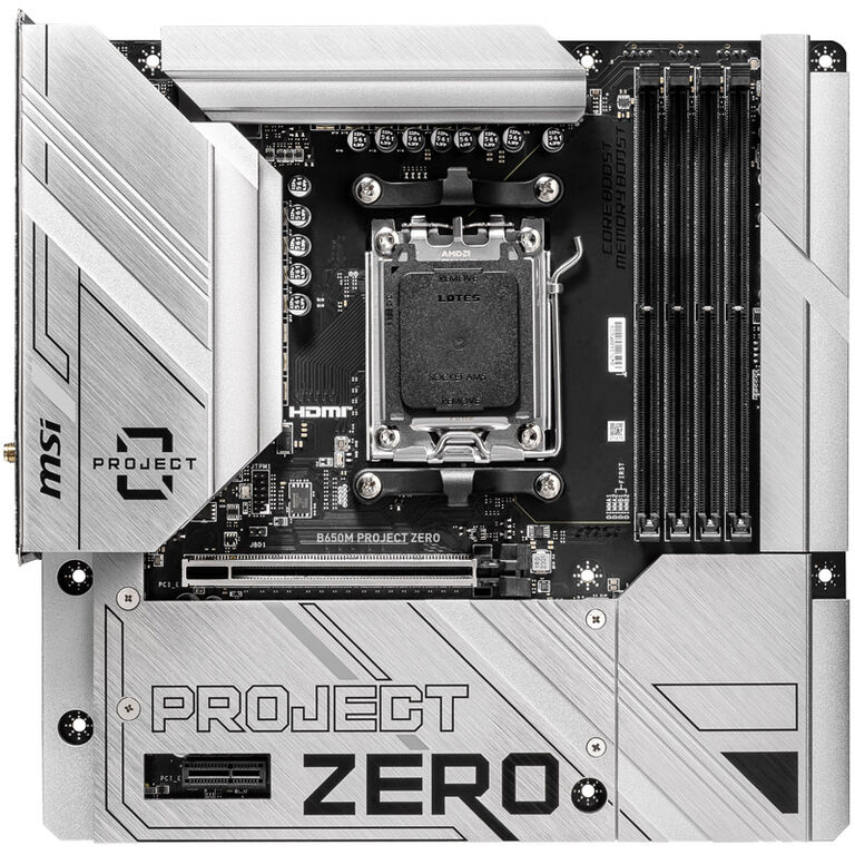 MSI Pro B650M Project Zero, AMD B650 Motherboard - Socket AM5, DDR5 image number 2