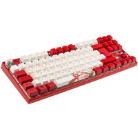 Varmilo VEA88 Koi TKL Gaming Keyboard, MX-Silent-Red, white LED