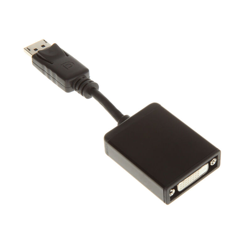 InLine adapter cable, DisplayPort plug to DVI-D socket - black image number 0