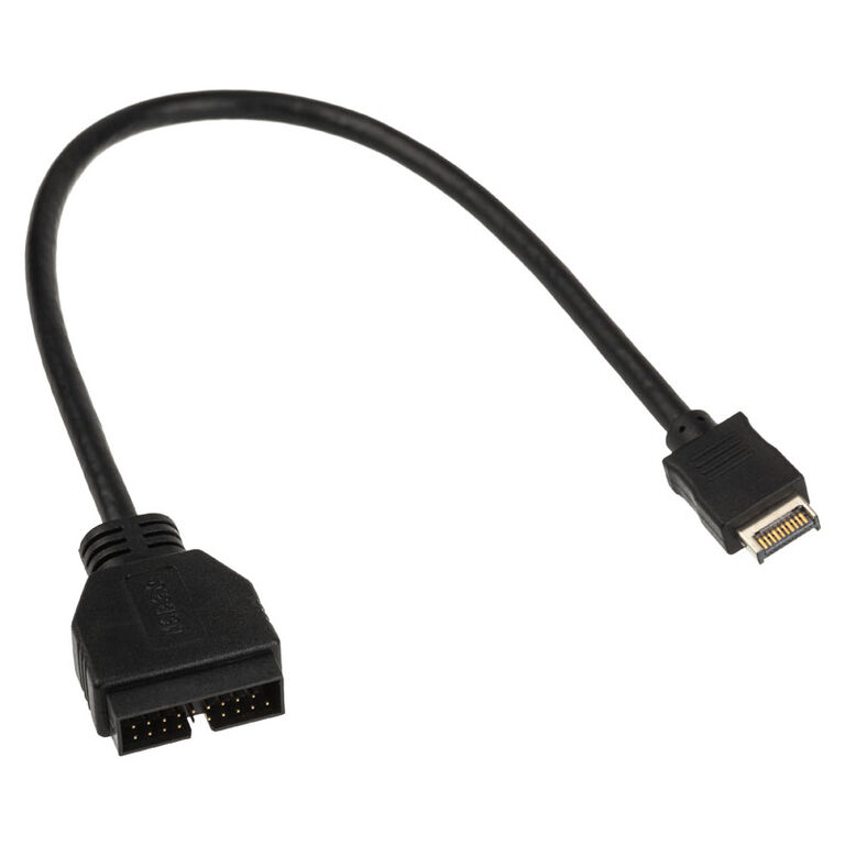 Kolink Internal USB 3.1 Type C to USB 3.0 Adapter Cable - 25cm, black image number 1