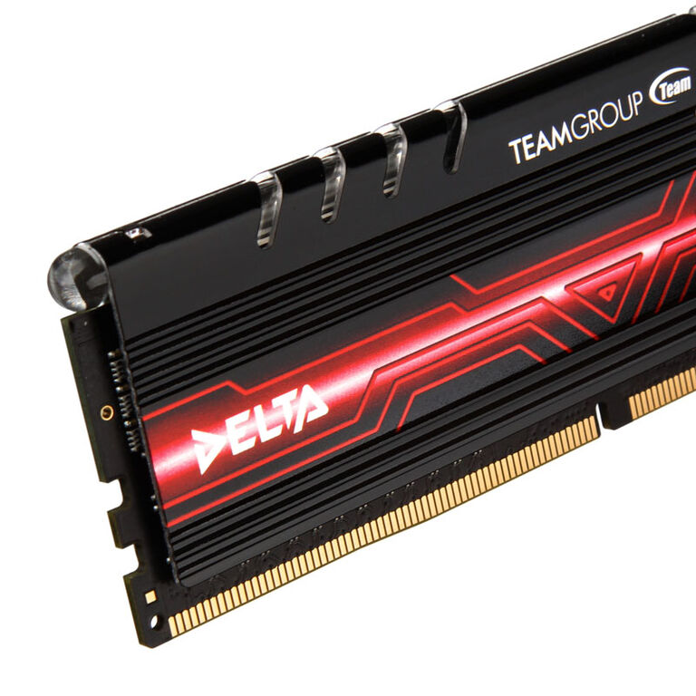 Team Group Delta Series rote LED, DDR4-3000, CL16 - 32 GB Kit image number 2