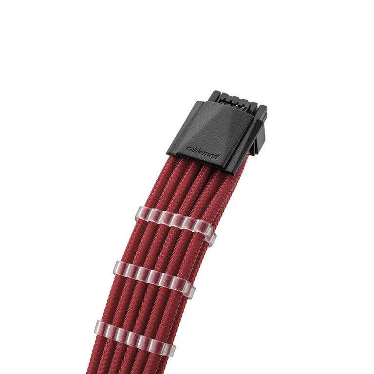 CableMod RT-Series PRO ModMesh 12VHPWR to 3x PCI-e Kabel for ASUS/Seasonic - 60cm, dark red image number 1