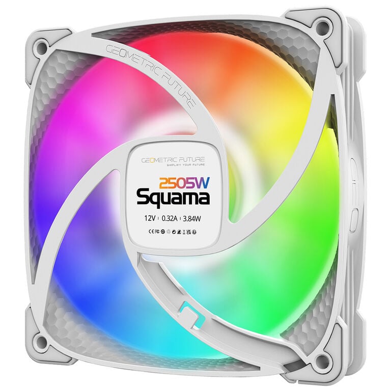 Geometric Future Squama 2505B RGB Fan - 120 mm, white image number 5