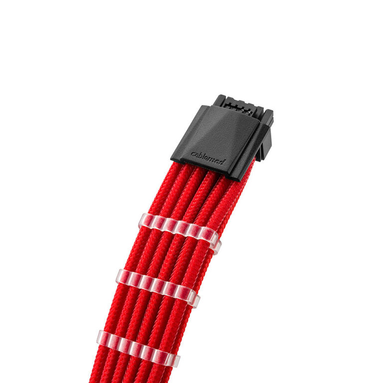 CableMod C-Series PRO ModMesh 12VHPWR to 3x PCI-e Kabel for Corsair - 60cm, red image number 1
