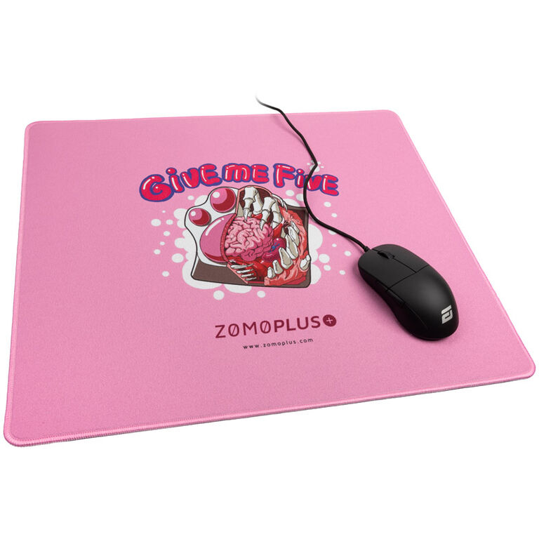 ZOMOPLUS Give Me Five Gaming Mouse Pad, 500x420mm - pink image number 2