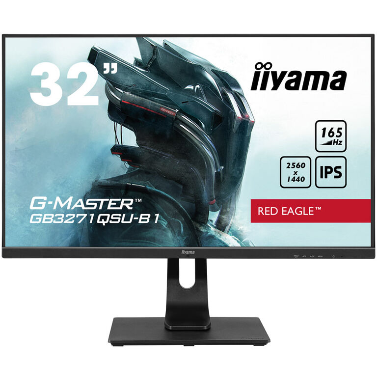 iiyama G-Master GB3271QSU-B1 Red Eagle, 80 cm (31.5 inches), 165Hz, FreeSync, IPS - 2x DP, 2x HDMI image number 2