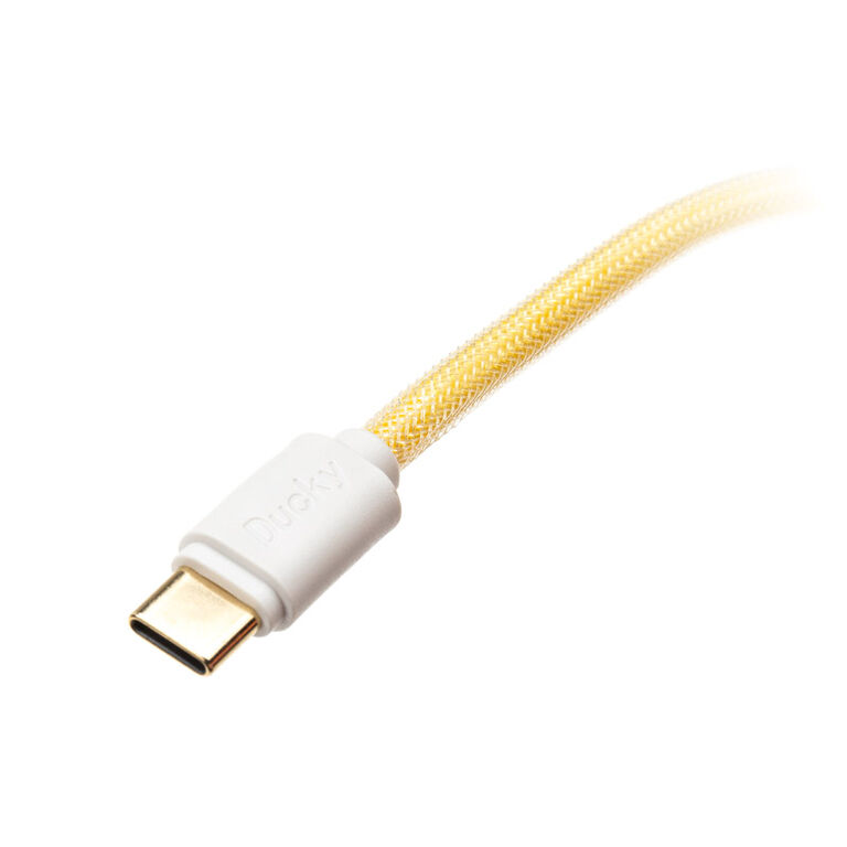 Ducky Premicord Afterglow Coiled Cable, USB Type C to Type A - 1.8m image number 3