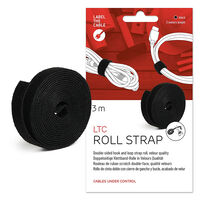 LABEL THE CABLE Dual Velcro Roll 3m - black