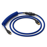 Glorious Coiled Cable Cobalt, USB-C auf USB-A - 1,37m, blue