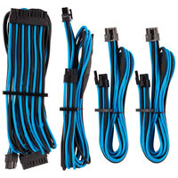 Corsair Premium Sleeved Cable Set (Gen 4) - blue/black