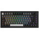 AKKO 5075B Plus S Black&Silver Gaming Keyboard - V3 Pro Cream Yellow