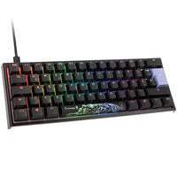 Ducky One 2 Pro Mini Gaming Keyboard, RGB LED - Cherry Black