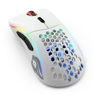 Glorious Model D Wireless Gaming-Mouse - white, matte