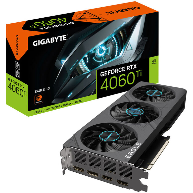 GIGABYTE GeForce RTX 4060 Ti Eagle 8G, 8192 MB GDDR6 image number 0