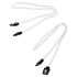 Corsair Premium Sleeved SATA Cable, white 60cm - 2 pack image number null