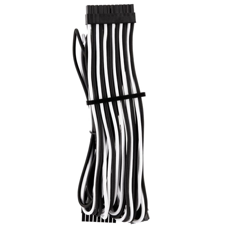 Corsair Premium Sleeved 24-Pin-ATX Cable (Gen 4) - white/black image number 0