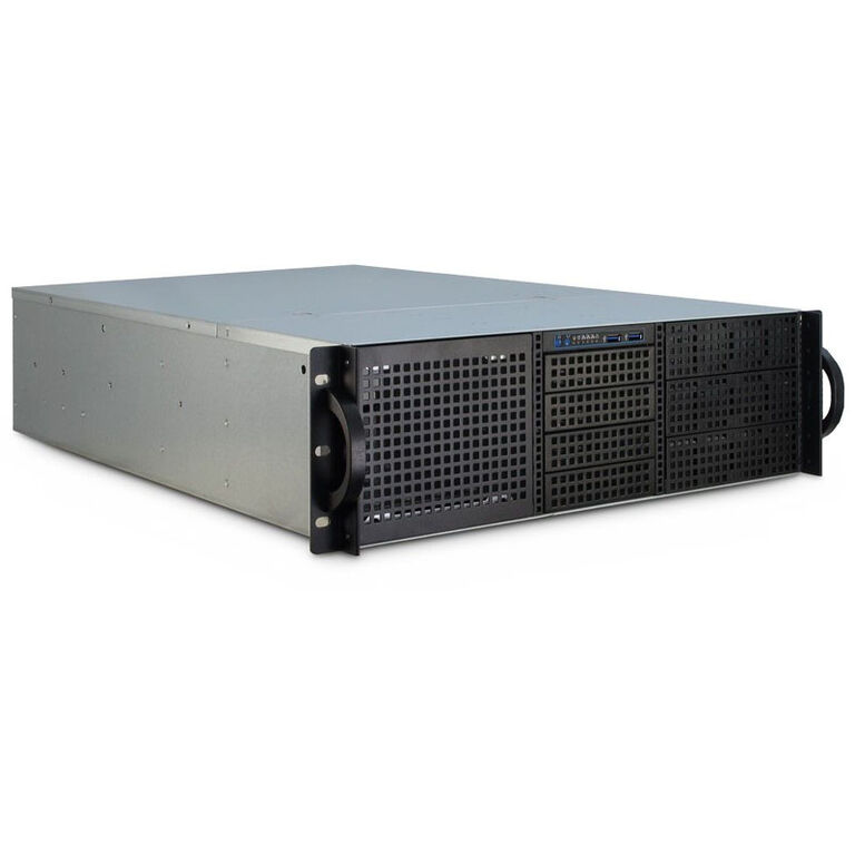 Inter-Tech IPC 3U-30255, 3U Rack Server Chassis - black image number 0