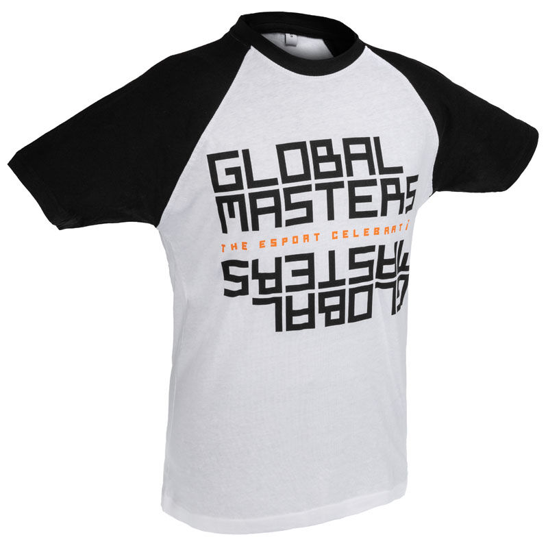 Global Masters T-Shirt GM Text - weiß (XXL)