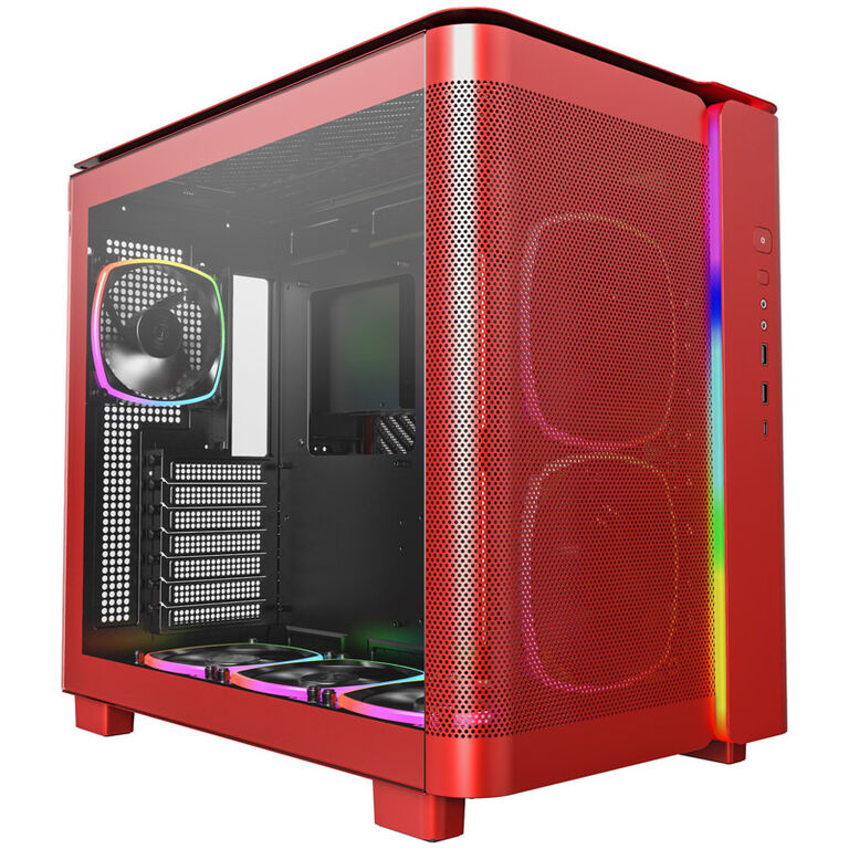 Montech KING 95 PRO Midi-Tower, Tempered Glass, ARGB - red image number 8