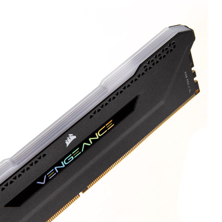 Corsair Vengeance RGB Pro SL, DDR4-3200, CL16 - 32 GB Quad-Kit, schwarz image number 3