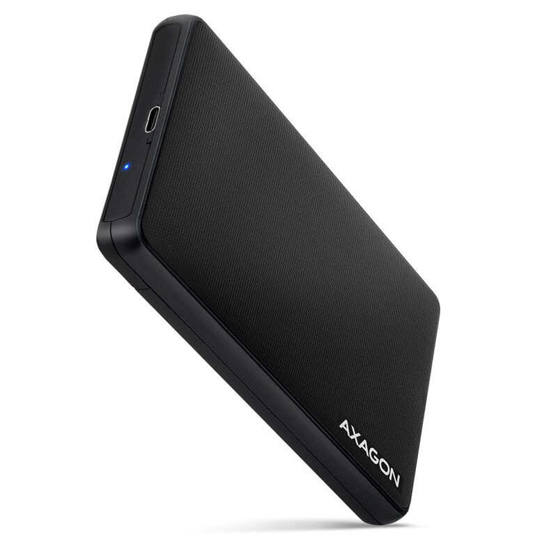 AXAGON EE25-SLC external 2.5" case, USB 3.0 / SATA III - USB-C, black image number 0