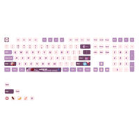 AKKO Blueberry Purple Pudding Keycap Set, ANSI - ASA Tastenprofil