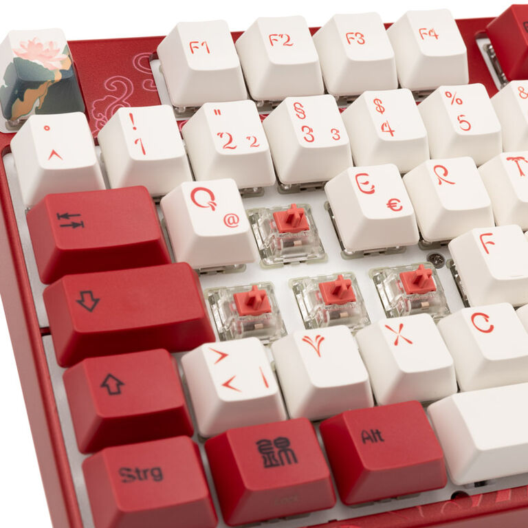 Varmilo VEA88 Koi TKL Gaming Keyboard, MX-Silent-Red, white LED image number 5
