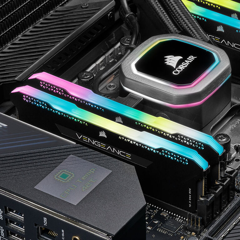 Corsair Vengeance RGB Pro SL für AMD Ryzen, DDR4-3600, CL18 - 32 GB Dual-Kit, schwarz image number 5