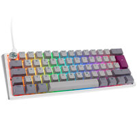 Ducky One 3 Mist Grey Mini Gaming Keyboard, RGB LED - MX-Speed-Silver