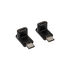 Akasa right-angled USB-C adapter - 2 pieces image number null