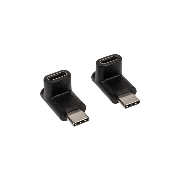 Akasa right-angled USB-C adapter - 2 pieces image number 0