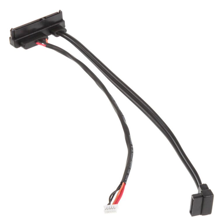 SilverStone SST-CP12 SATA power and data cable - black image number 1